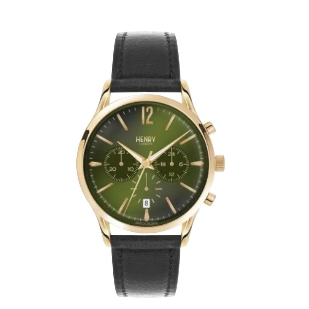 Henry London Chiswick Chronograph Watch Men's HL41-CS-0106 NIB $235